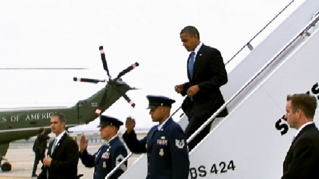 President Obama touches down in New York City Tuesday, Sept. 18 again for another series of campaigning and fundraising.
