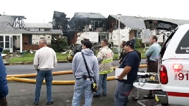 A fast-moving fire tore through several apartments at a complex in Old Bridge, N.J., Thursday morning. Some residents lost everything. Lori Bordonaro reports.