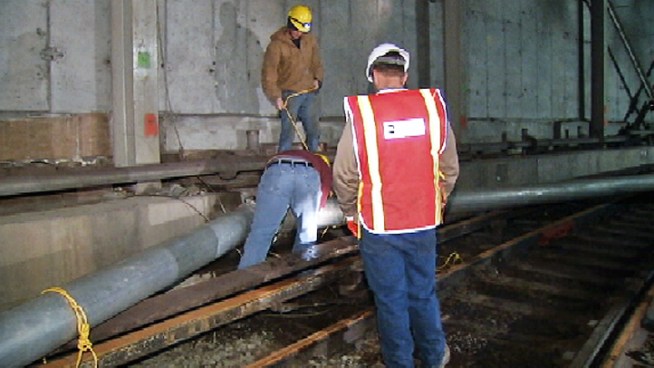 The PATH lines took a serious hit when Sandy struck, and while some stops are now being made, many are still off-limits. Tracie Strahan gets an inside look at the repairs that are still being made in the PATH tunnels, and finds out how long commuters might be inconvenienced.