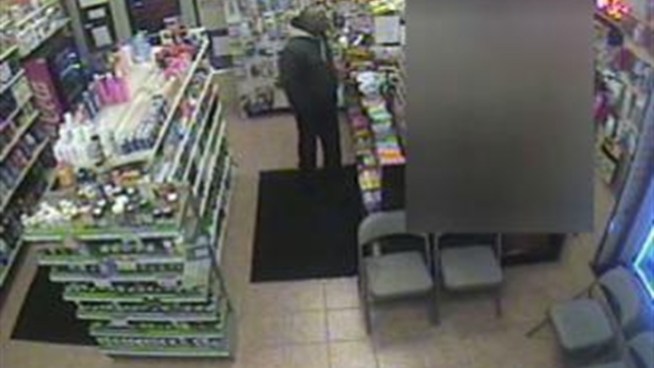 Police have released this surveillance video of a man they say robbed the Rite Hope Pharmacy at 1793 Madison Ave. in East Harlem Wednesday, Dec. 5 at about 6:25 p.m. Anyone who recognizes the suspect is asked to contact Crime Stoppers at 800-577-TIPS.