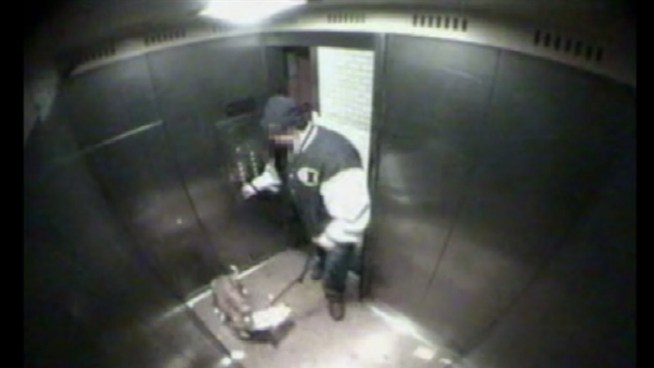Warning: This video is graphic. Police have arrested a man on charges of animal cruelty after he was captured on video kicking and beating a pit bull in an elevator.