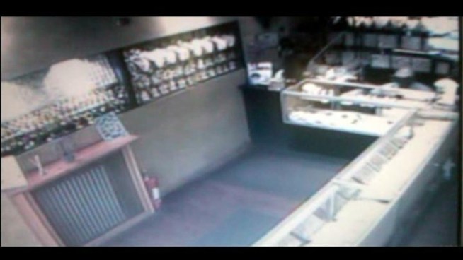 NYPD has released this surveillance video of a robbery at a jewelry store in Brooklyn Monday afternoon. Anyone with information on the men seen here is asked to call 800-577-TIPS.