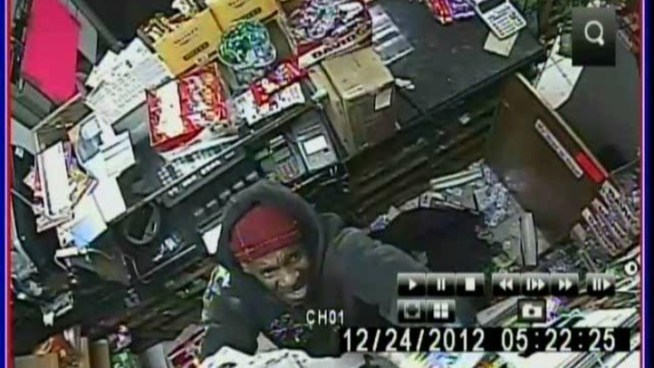 Police are looking for a man who cuts holes into the roofs of commercial buildings in Queens, slips inside the establishments and steals cash and merchandise. Authorities released surveillance video (shown here) from the second incident.