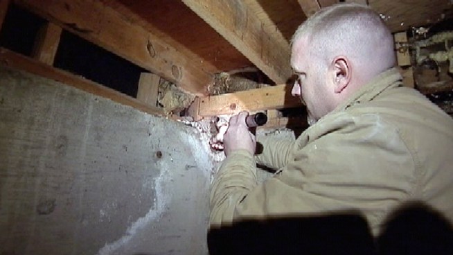 Chris Panza thought his Bellmore home escaped the worst damage after Sandy, but the recent discovery of rat nests, droppings, holes and even rat prints in his home has made him think twice. Greg Cergol has more on the rat attack, and the financial damage it has left.