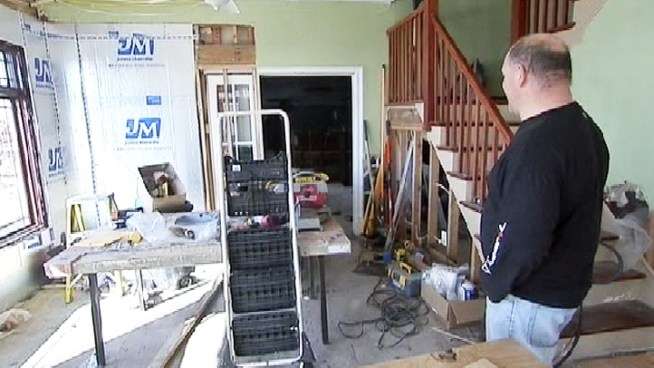 Three months after Sandy, thousands of Long Island families still can't start rebuilding their homes because the flood insurance they paid for still hasn't reimbursed them for their losses. Greg Cergol reports.