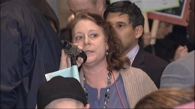 Parents, students, teachers and even Occupy Wall Street protesters took to a panel meeting in Brooklyn tonight to voice their opposition to the proposed school closings. Ida Siegal reports.