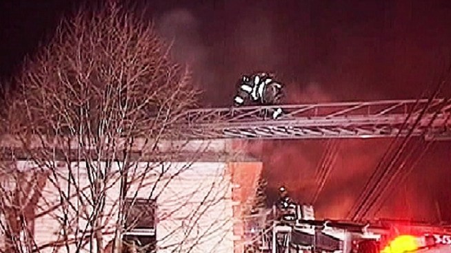 A fire in South Jamaica, Queens, believed to be deliberately set, sent a frantic mother throwing her baby out the window. A man caught the baby from the ground below, and is being hailed a hero. John Noel reports.