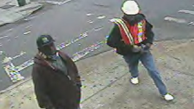 Police are looking for two men in connection with the robbery of an armored truck driver in the Bronx.  News 4's John Noel reports.