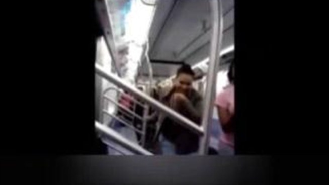 Police released video of suspects wanted for allegedly taunting and assaulting two teenage girls on a Bronx subway and stealing one of their cell phones.