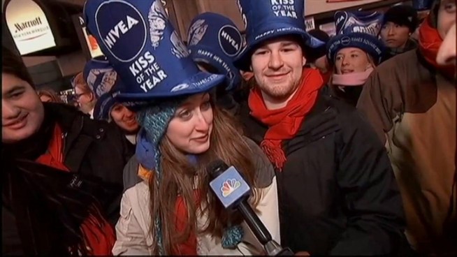An estimated 1 million people crammed into the neon-lit district to see the crystal ball drop and countdown to 2013.  News 4's Jonathan Vigliotti reports.