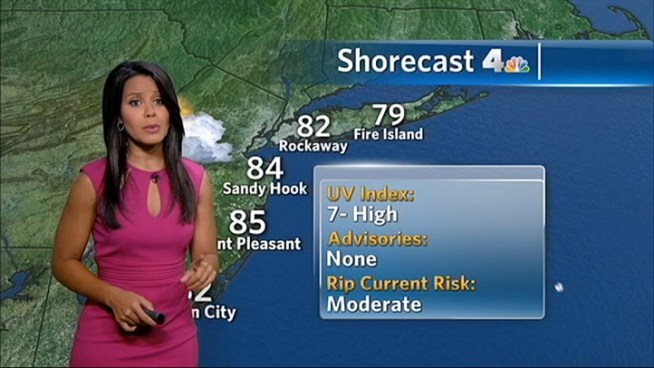 Hitting the beach? Our weekend forecast tells you what to expect on the shore and at home for the holiday weekend.