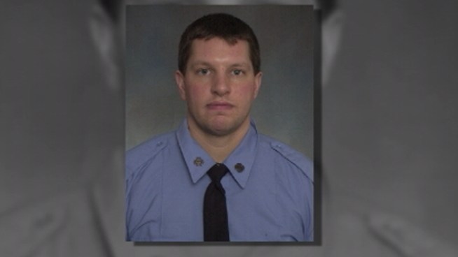 Robert Wiedmann, one of the two firefighters who were hurt while battling a large Brooklyn blaze Monday, remains in serious condition and faces a long recovery process, doctors said Thursday. Katy Tur reports.