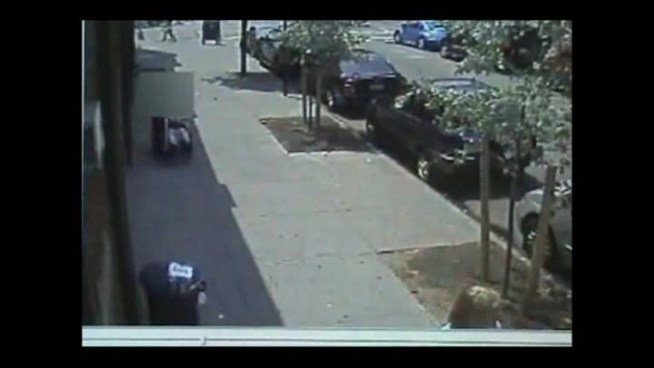 NYPD has released surveillance video of a man robbing an elderly woman in a wheelchair late last month. Anyone with information on the suspect is asked to call 800-577-TIPS or visit nypdcrimestoppers.com