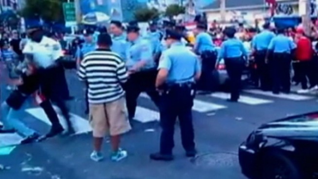 Philadelphia police commissioner Charles Ramsey speaks for the first time about the video that shows one of his officers striking a woman on a street. He calls the video troubling.