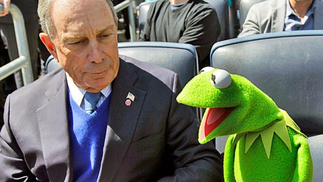 Mayor Bloomberg named the Muppets the official family ambassadors to New York City during a press conference on Friday. 