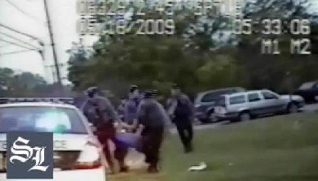 Three years after a mentally challenged man was pulled over by state troopers and punched repeatedly in the head, New Jersey State Police say the troopers used unreasonable force. Gus Rosendale reports.