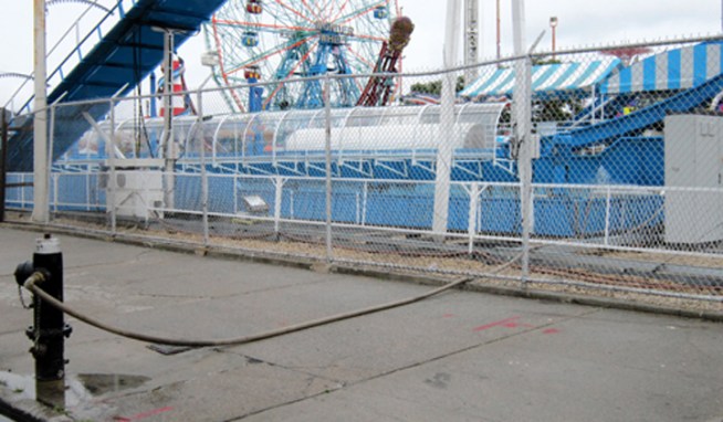 Is a Coney Island water ride creating a risk for the surrounding neighborhood?  As News 4's Tracie Strahan shows us, it appears operators were taking the ride's most crucial ingredient from the city without permission.