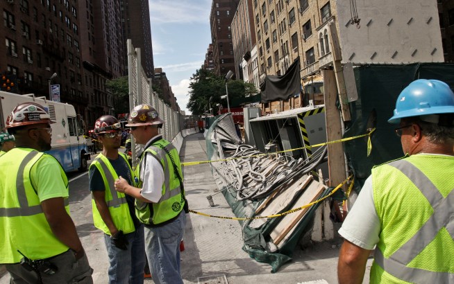 The MTA is apologizing to residents on the upper east side after Tuesday's explosion at the 2nd Ave subway construction site. But, as Ida Siegal finds out, many people in the neighborhood are wary.