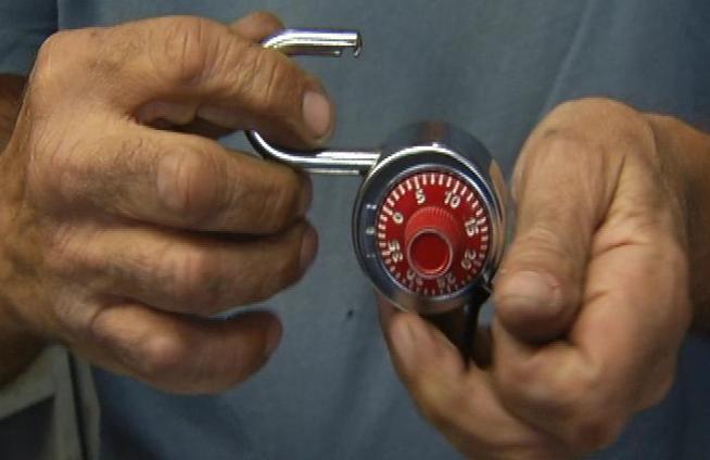 Think your stuff is safe and sound in your locked cubby while you're hitting the gym? Think again. Thieves are targeting gym lockers around the city, and as Marc Santia reports, popping a lock is easier than you might think. But there are some things you can do to protect yourself.