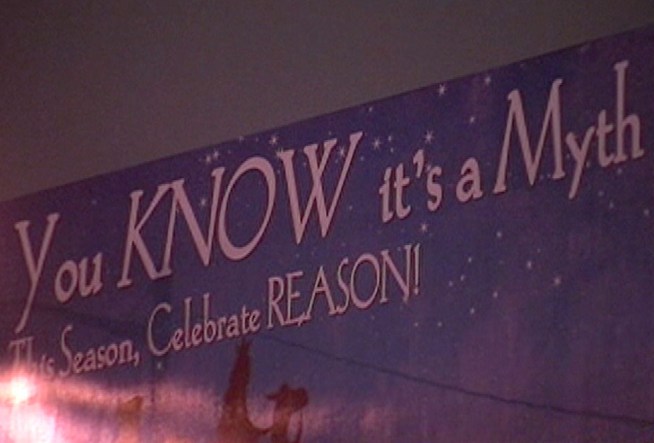 Atheists and Christians face off -- via billboards.