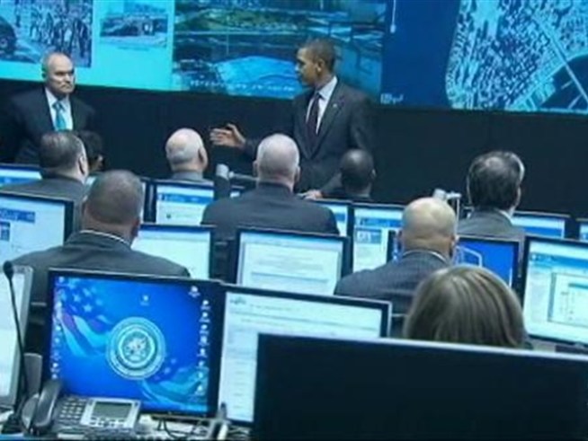 The POTUS headed down to 1PP and got some new kit.