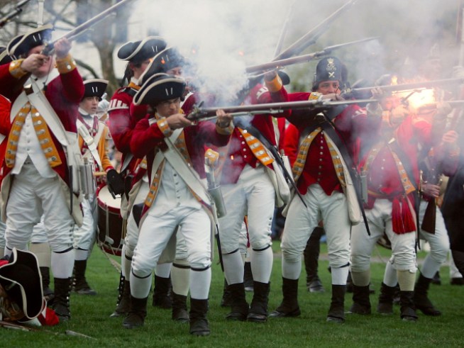 Revolutionary War Gunfight in Brooklyn