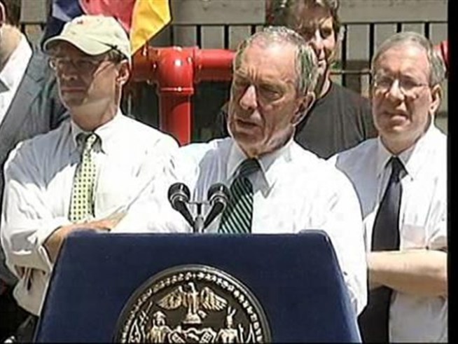 Bloomberg confirms his administration will contest a court order to list a retired fire captain alongside former colleagues on the 9/11 memorial.