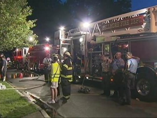 A fire at a home in <a title=