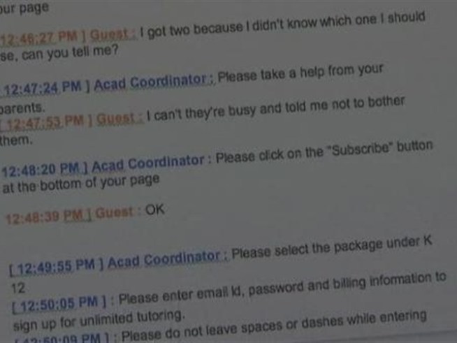 A local mom is warning other parents about homework website. <a title=