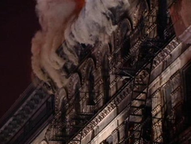 A 7-alarm fire rips through a Chinatown building.