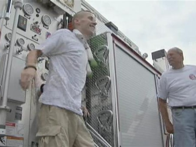 Hundreds joined the parade from Keyport to Sandy Hook, to honor a marine who battled the enemy in <a title=