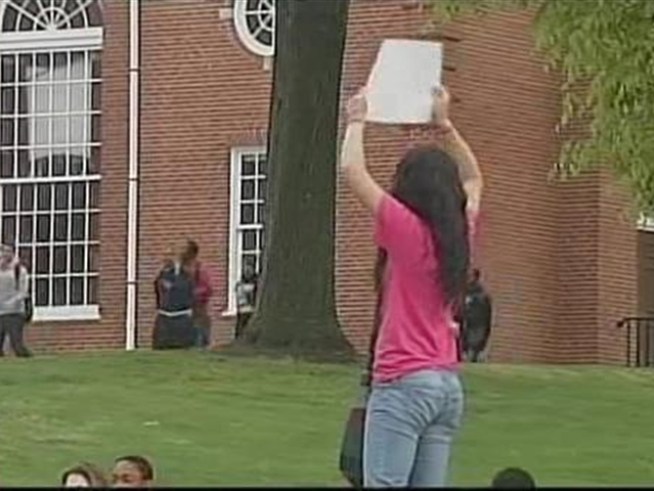 Students Walk Out of School in Mount Holly and Newark, New Jersey.