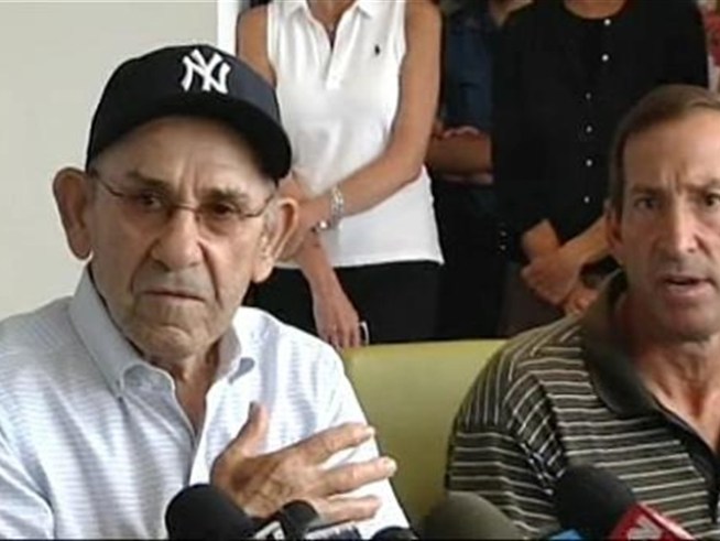 Former Yankee player and manager, and a legend in his own right, <a title=