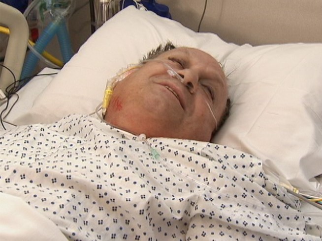 Man was announcing a football game when the attack happened.