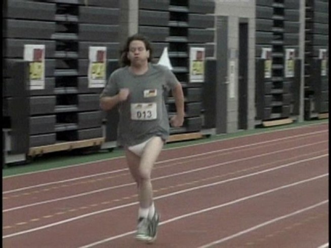 Dads raced in New Haven Friday for a job interview with Hamilton Connections recruiting agency or a 42-inch flat screen TV.