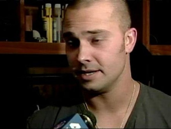 Bruce Beck caught up with the exuberant Yankees in the locker room, after their 6-4 victory over the Twins in game 1 of the American League Division Series.