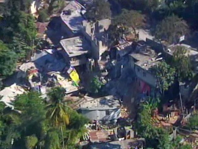See raw video footage of the destruction in <a title=