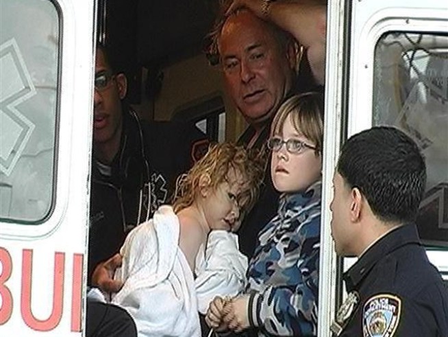 It was a scary moment for a family spending the day at <a title=