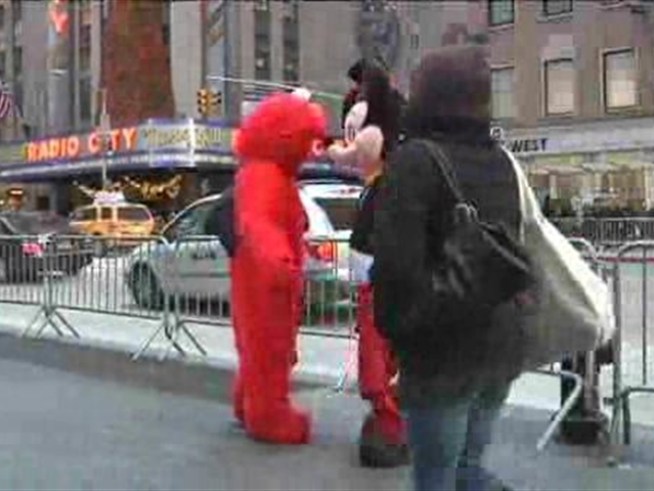 Who's behind the cartoon costumes in <a title=
