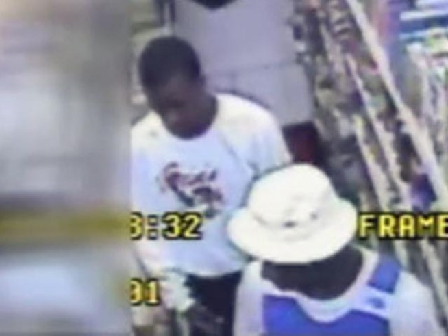 The suspects were caught on surveillance camera trying to use Sanchez's ATM car at a bodega on Classon Avenue.