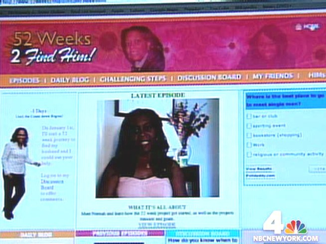 Woman Launches Web Site To Find Husband in "52 Weeks"