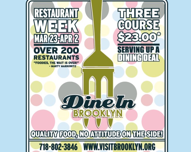 Brooklyn Restaurant Week Extended, Amended