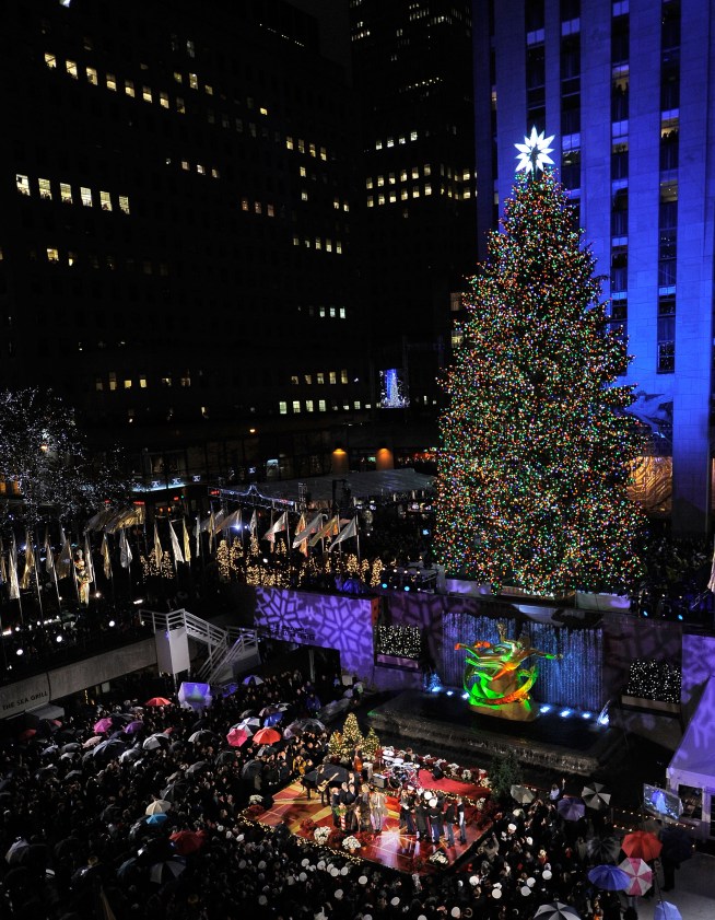 The Holiday Season is here with the lighting of Rock Center Christmas Tree December 2.