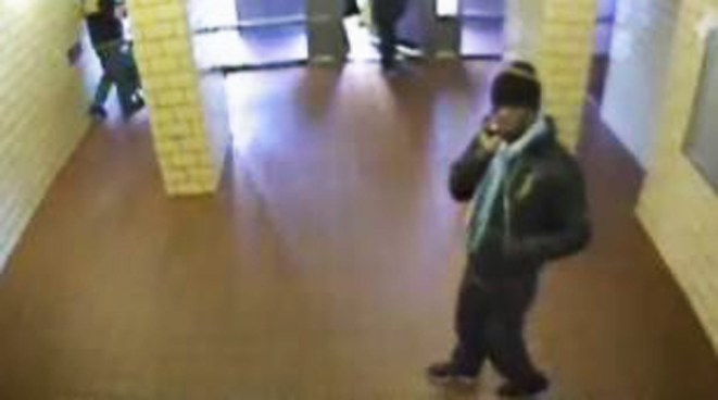 Police are searching for a man captured on video viciously beating and robbing a woman inside an elevator in a Bronx apartment building.