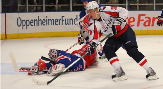 Rangers' Offense Falls Flat Against Caps