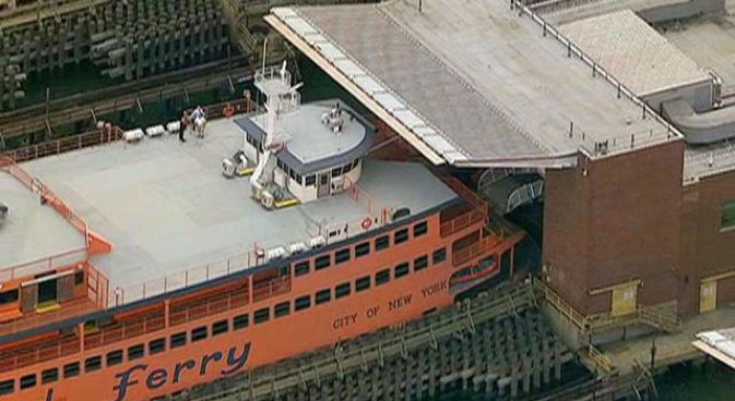 Staten Island Ferry Bumps Dock, 15 Injured