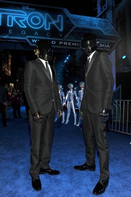 Daft Punk Steal the Limelight in Balenciaga at the Tron Premier