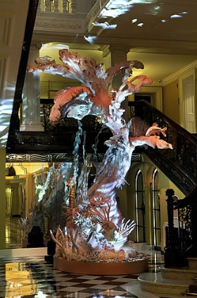 Claridges's Christmas Tree by Galliano For Dior