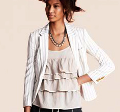 Striped Academy Blazer: Love