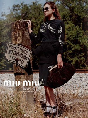 First Look: Hailee Steinfeld for Miu Miu